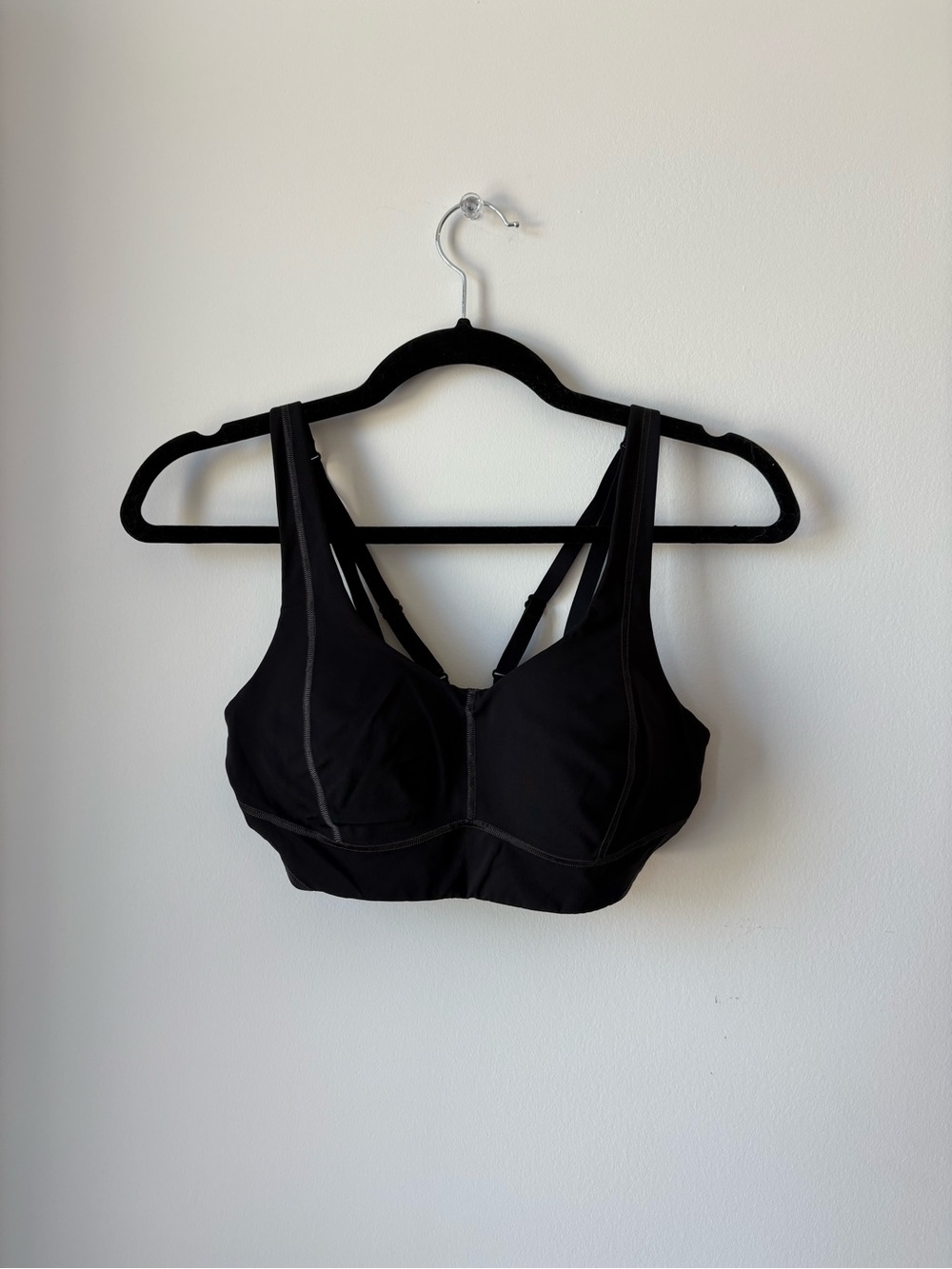 Gymshark Black Supportive Zip-Front Sports Bra